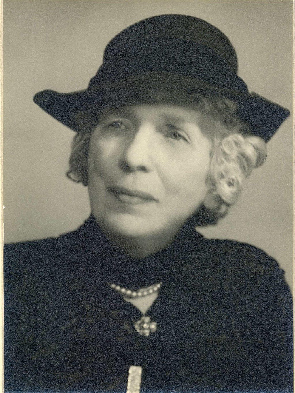 A portrait of Maria Dickin