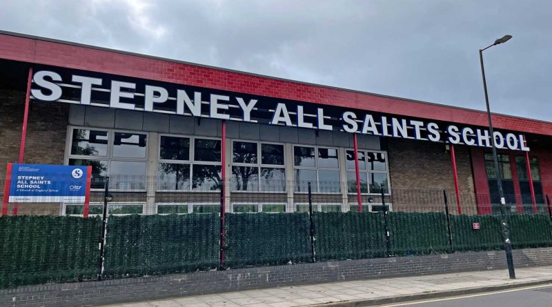 All Saints School in Stepney, East London.