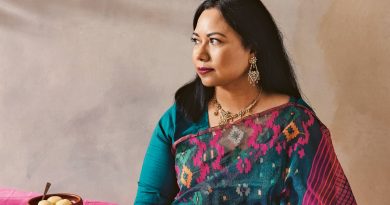 A portrait of Dina Begum, who has written a Bangladeshi cookbook called Made in Bangladesh.