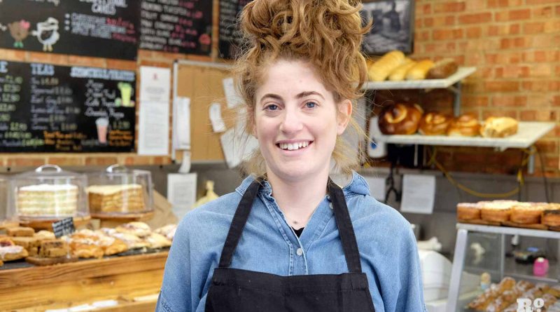 Jennifer Rinkoff, manager of Rinkoffs Bakery, at their Jubilee Street shop, Whitechapel, East London.